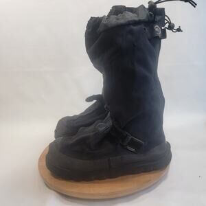 Neos Overshoe Boots Shoes Men Black Waterproof Nylon Overboots